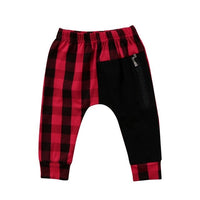 Fashion Toddler Kids Boys Plaid Bottom Pants Panty