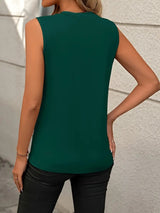 Round Neck Sleeveless Tank Trendsi