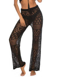 Cutout Straight Swim Pants Trendsi