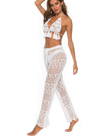 Cutout Straight Swim Pants Trendsi