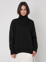 Turtleneck Long Sleeve Sweater Trendsi