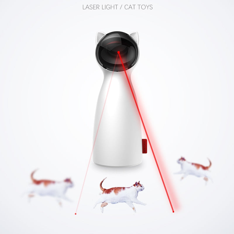 Creative Cat Pet LED Laser Funny Toy Smart Automatic Maroon Asteria