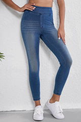 High Waist Skinny Jeans Trendsi