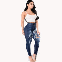 Women's ripped jeans pants Spocket