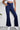 Asymmetric Waist Flare Jeans Trendsi