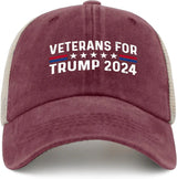 Trump 2024 Rocker Hat Warrior for Trump 2024 Hat Rocker Hat Women Trendy Mesh Cap for Summer