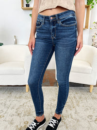 Judy Blue Full Size Classic Handsand Skinny Jeans Trendsi