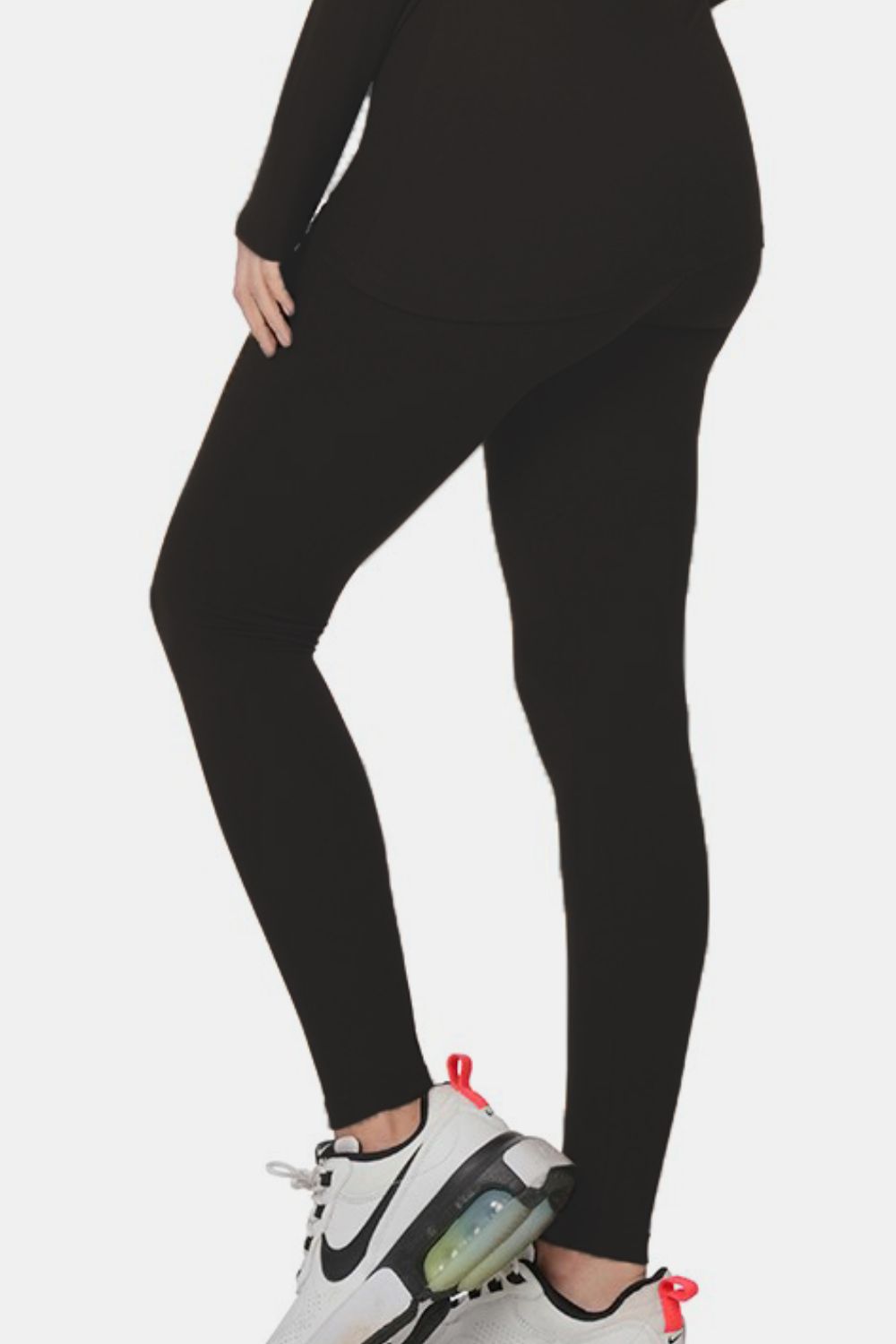 Zenana Full Size Turtleneck Top and Leggings Lounge Set Trendsi