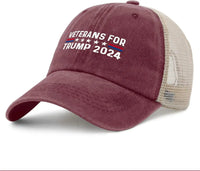 Trump 2024 Rocker Hat Warrior for Trump 2024 Hat Rocker Hat Women Trendy Mesh Cap for Summer