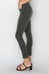 RISEN Full Size High Rise Ankle Skinny Jeans Trendsi