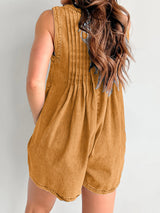 Tied Romper with Pockets Trendsi