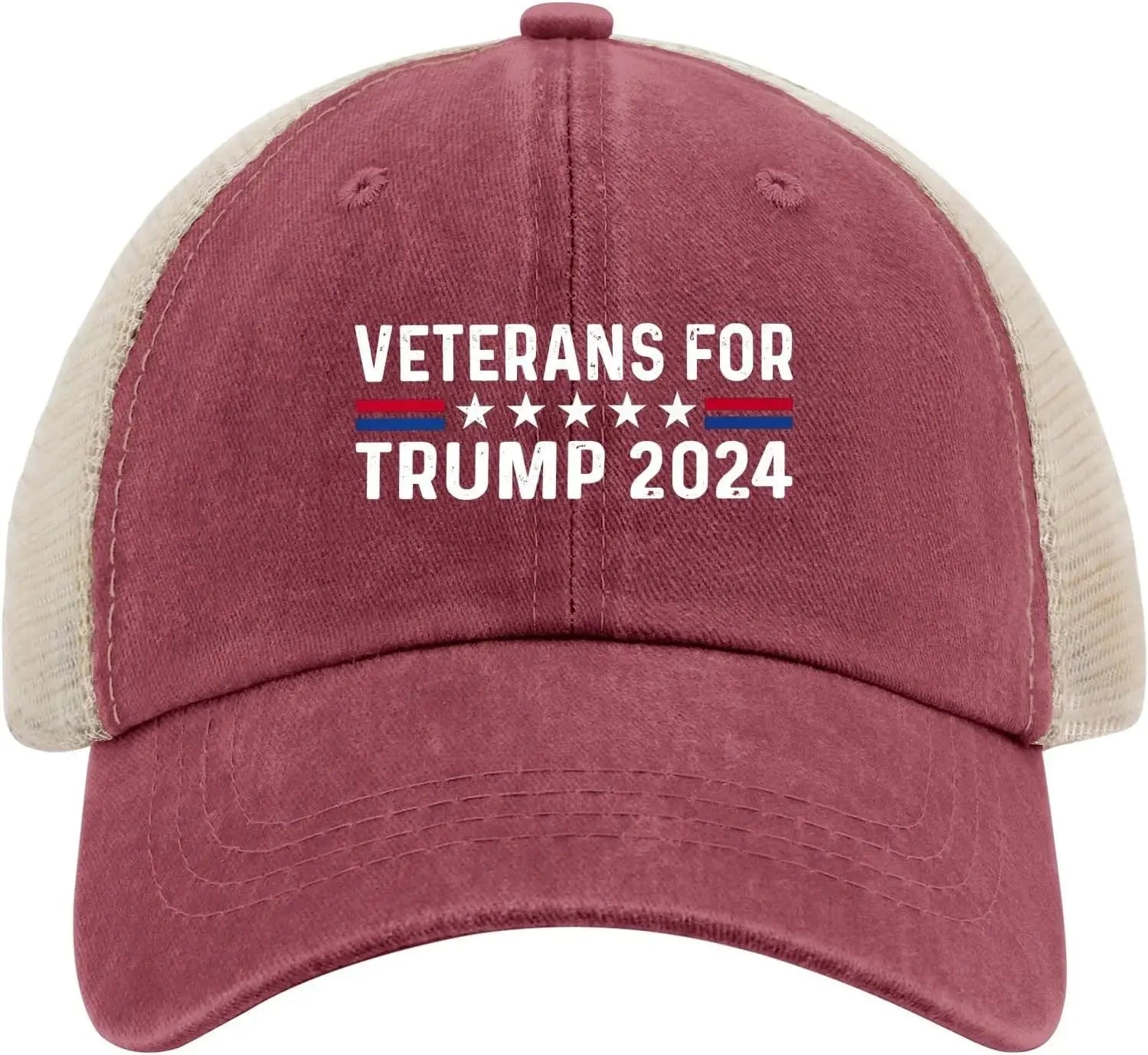 Trump 2024 Rocker Hat Warrior for Trump 2024 Hat Rocker Hat Women Trendy Mesh Cap for Summer