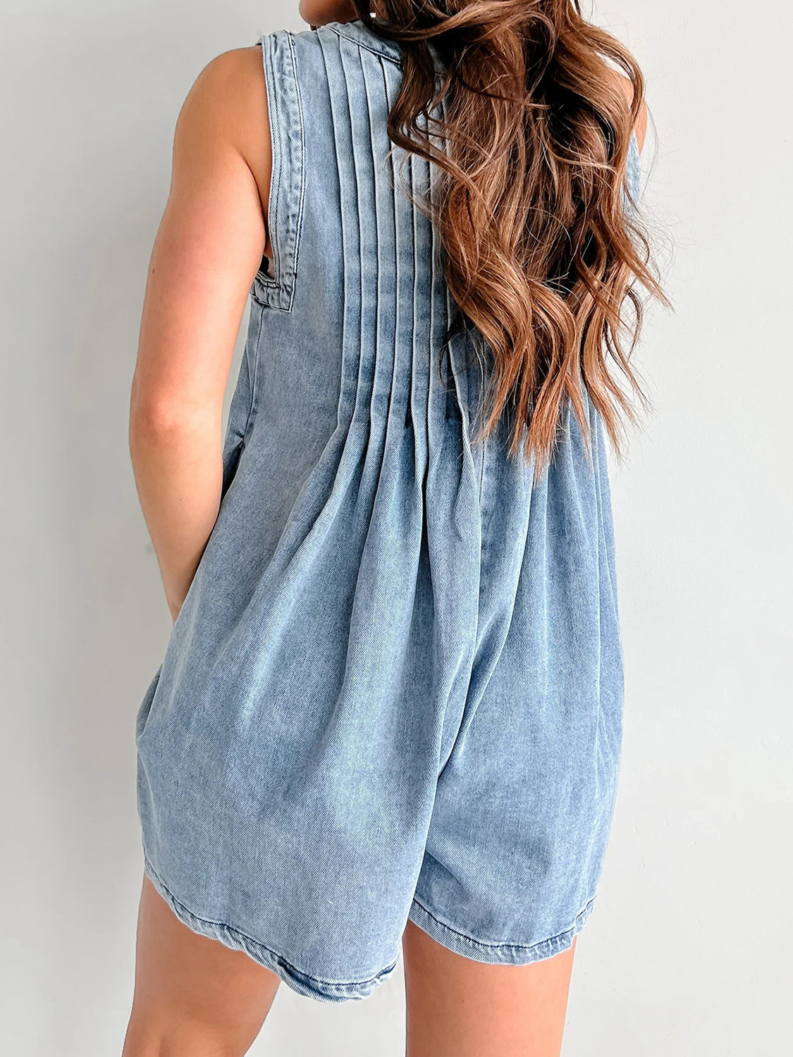 Tied Romper with Pockets Trendsi