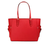 Michael Kors Gilly Large Jet Set Drawstring Top Zip Tote (Bright Red) Michael Michael Kors