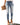 Allimy Women's High Rise Skinny Stretch Ripped Jeans High Waisted Destroyed Denim Pants Size 10 Blue Allimy