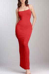 Basic Bae Built-In Shapewear Sleeveless Maxi Dress Trendsi