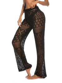 Cutout Straight Swim Pants Trendsi