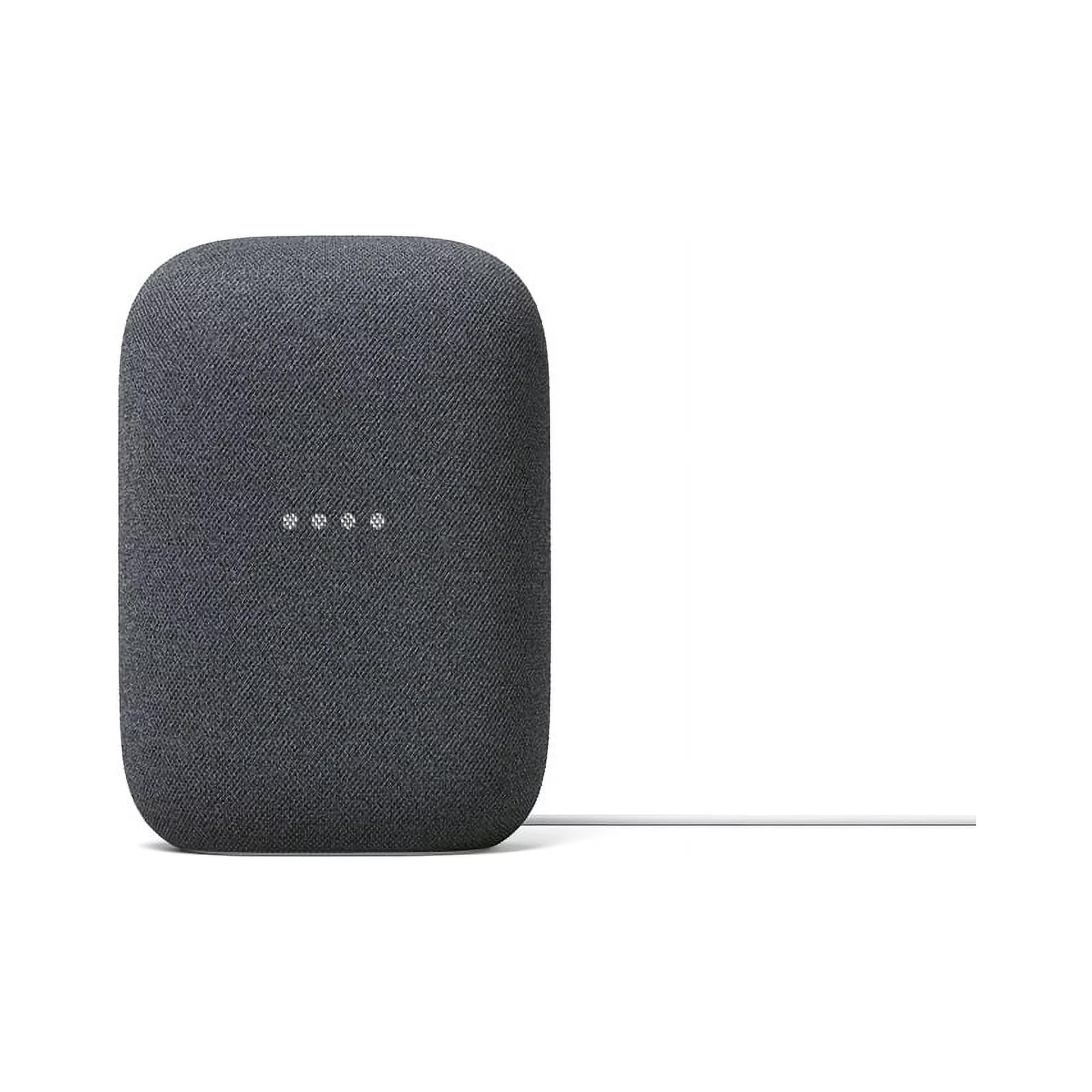 Google Audio Bluetooth Speaker - Wireless Music Streaming, Powerful Sound, Assistant Built-in, Wi-Fi and Bluetooth Connectivity, Smart Home Control, Stereo Pairing (Charcoal) Google