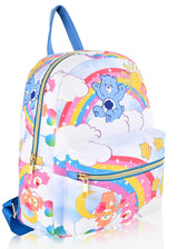 Care Bears Backpack for Women, Men, Unisex | Cute PU Leather 10" Care Bears Mini Backpack Purse Shoulder Purse | Care Bears Bag and Care Bears Accessories