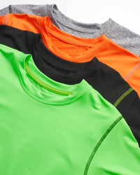 Boys’ Athletic T-Shirt – 4 Pack Active Performance Dry-Fit Sports Tee (4-18)