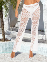 Cutout Straight Swim Pants Trendsi