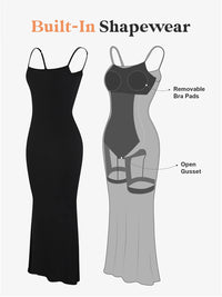 Basic Bae Built-In Shapewear Sleeveless Maxi Dress Trendsi