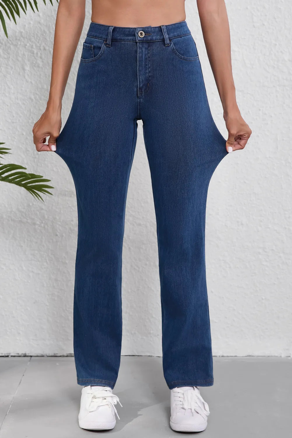 Straight Jeans with Pockets Trendsi