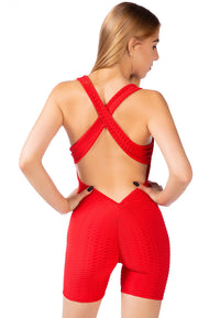 Back Cross Strap Yoga Jumpsuit