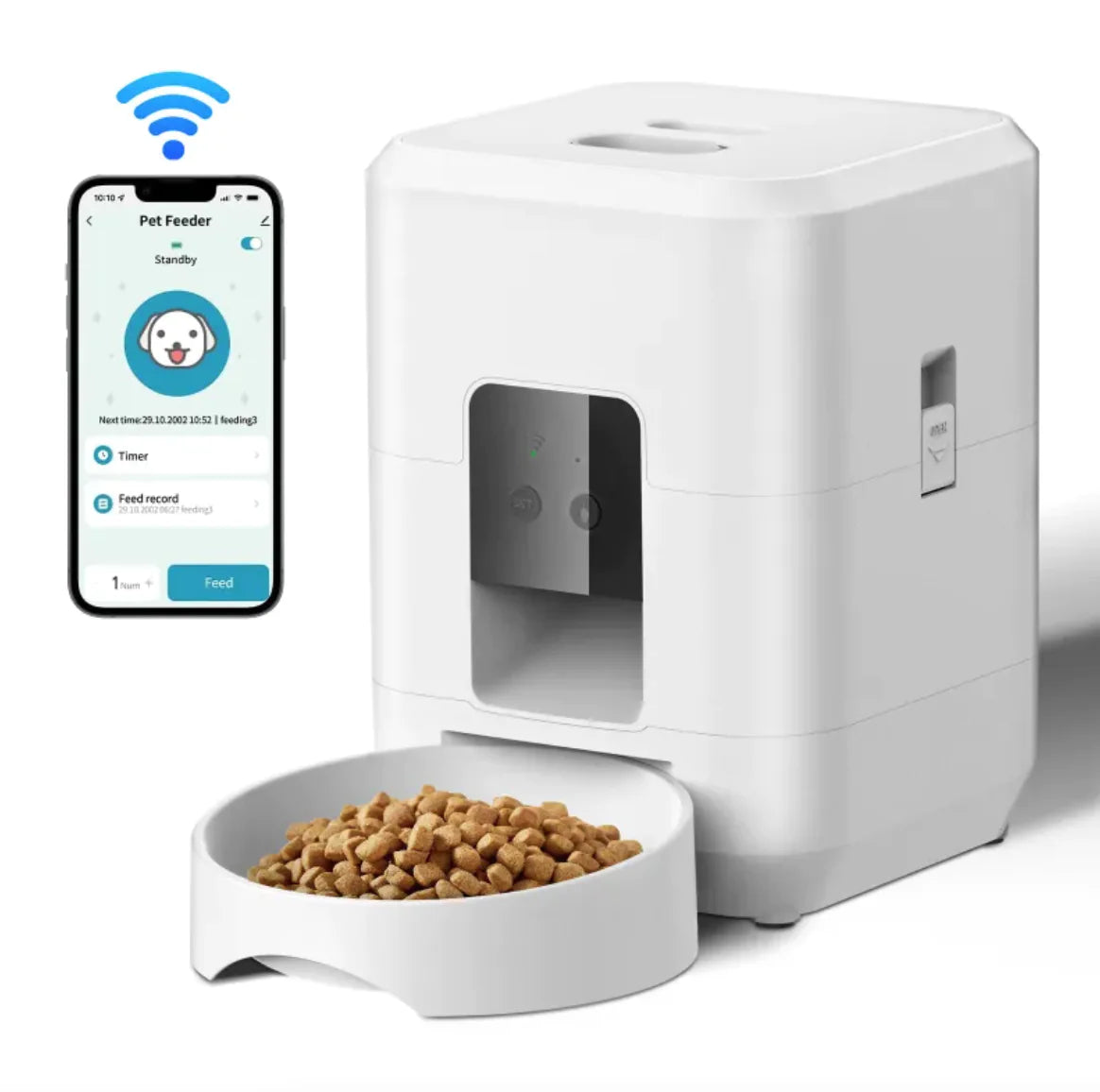 Intelligent Remote-Controlled Automatic Pet Feeder with Timed and Quantitative Feeding InSpaceX Fashion