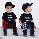 Fashion Toddler Kids Boys Plaid Bottom Pants Panty