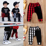 Fashion Toddler Kids Boys Plaid Bottom Pants Panty