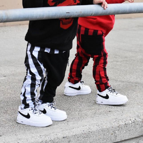 Fashion Toddler Kids Boys Plaid Bottom Pants Panty