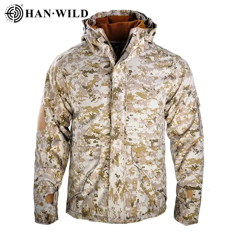 HAN WILD G8 Outdoor windproof Hoodie Tactical Jacket  Warm Winter thermal jacket-10