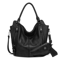 Fashion Top Seller Realer Purse Wholesale Custom Vintage Leather Tote Crossbody Hobo Ladies Hand Bag set Shoulder Women Handbags-56