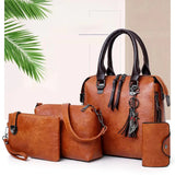 Hot Selling Luxury Women Bag Handbags PU Leather Handbag Lady 4 Pieces One Set Shoulder Bags Designer Tote Bag-4