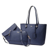 Free sample LOVEVOOK hot sale factory women leather tote bag high quality summer 3 pieces ladies purses and handbags women bags-17