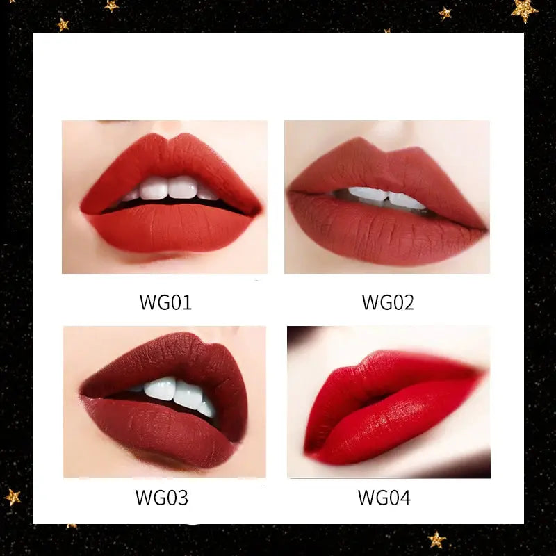 Hot Selling Artmiss Lipstick Wholesale 4 Colors Set Long Lasting High Pigment Soft Texture Matte Lipstick Set-3