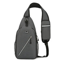 New Multifunctional Men's Shoulder Crossbody Bag Male Hard-Wearing Canvas Shoulder Messenger Bags Chest Bag InSpaceX Fashion