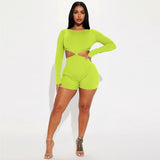 Autumn Women Clothing Sexy Casual Backless Jumpsuit