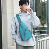 New Multifunctional Men's Shoulder Crossbody Bag Male Hard-Wearing Canvas Shoulder Messenger Bags Chest Bag InSpaceX Fashion