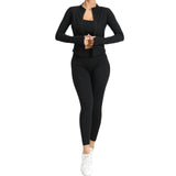 Winter Outdoors Sports Skinny Yoga Clothes Suit