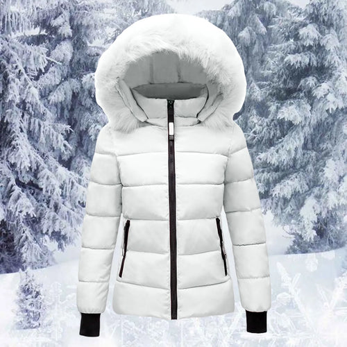 New Down Jacket Women's Parkas Classic Short Overcoat Warm Hooded AliExpress