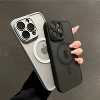 Luxury Matte Armor For Magsafe Magnetic Wireless Charging Case For