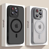 Luxury Matte Armor For Magsafe Magnetic Wireless Charging Case For