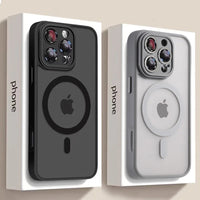 Luxury Matte Armor For Magsafe Magnetic Wireless Charging Case For