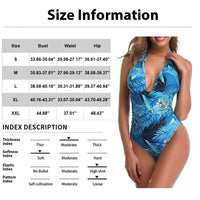 Women Swimsuit floral Printed One Piece Swimwear Sexy Backless V Neck Summer Beach Wear Slimming Bathing Suit купальник женский InSpaceX Fashion