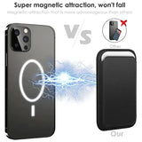 Leather Wallet Case For iPhone 15 Pro Max Magsafe Wallet Leather