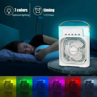 Summer Cooling Fan Desktop Humidifier New Five-hole Spray Fan USB