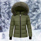 New Down Jacket Women's Parkas Classic Short Overcoat Warm Hooded AliExpress