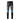 New Men's High Street Styles Distressed Blue Ribs Patchwork Holes Stretch Slim Distroyed Patches Ripped Black Washed Denim Jeans InSpaceX Fashion